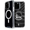NBA Golden State Warriors Black Animal Print iPhone 15 Pro MagSafe Case